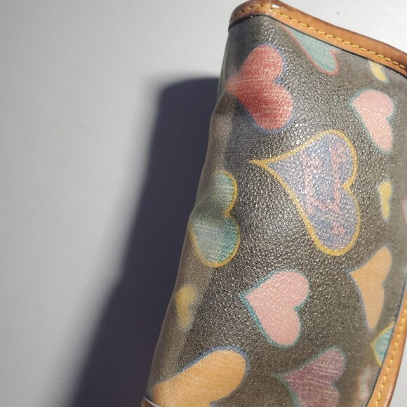 Vintage Y2K Dooney & Bourke Heart logo Wristlet **Read Description** - Picture 11 of 16
